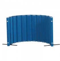 Quiet Divider® with Sound Sponge® 30″ x 6′ Wall – Blueberry